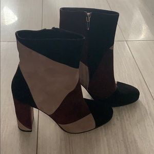 Gianvito Rossi Colorblock Booties